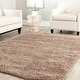 preview thumbnail 92 of 187, SAFAVIEH California Shag Izat 2-inch Thick Area Rug 3' x 5' - Taupe