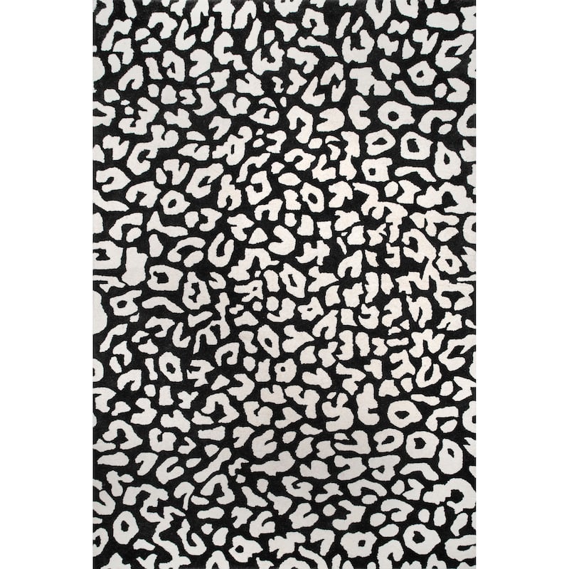 Nuloom Rorie Leopard Print Wool Area Rug