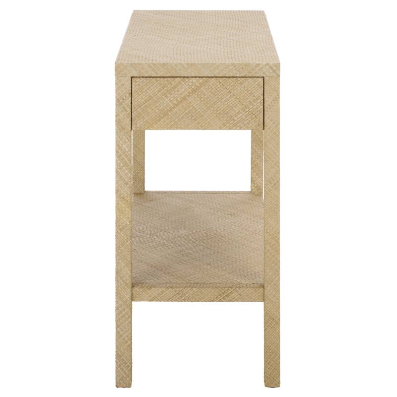 SAFAVIEH Francisca 2-Drawer 1-Shelf Console Table - 31" W x 14" L x 30" H - 31"W x 14"D x 30"H