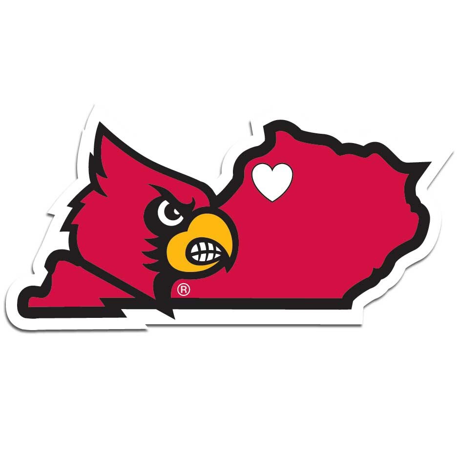 Shop Louisville Cardinals Decal Home State Pride Style On Sale Overstock 27573457
