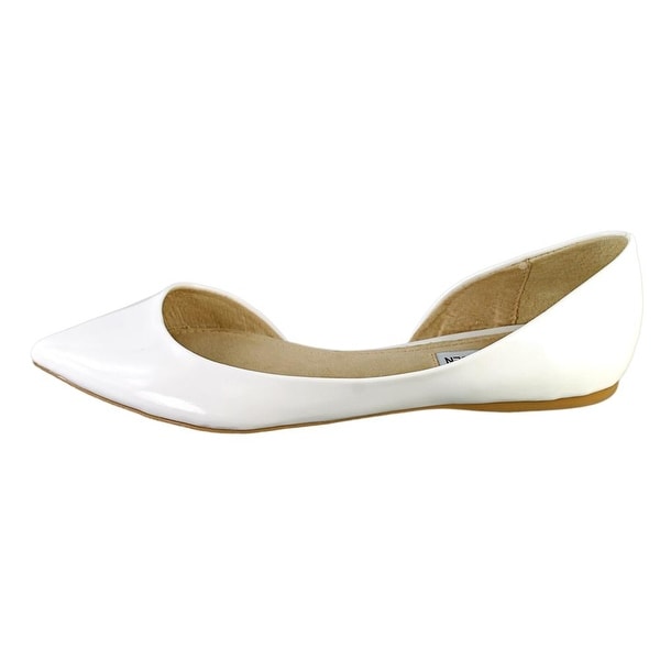 steve madden white flats