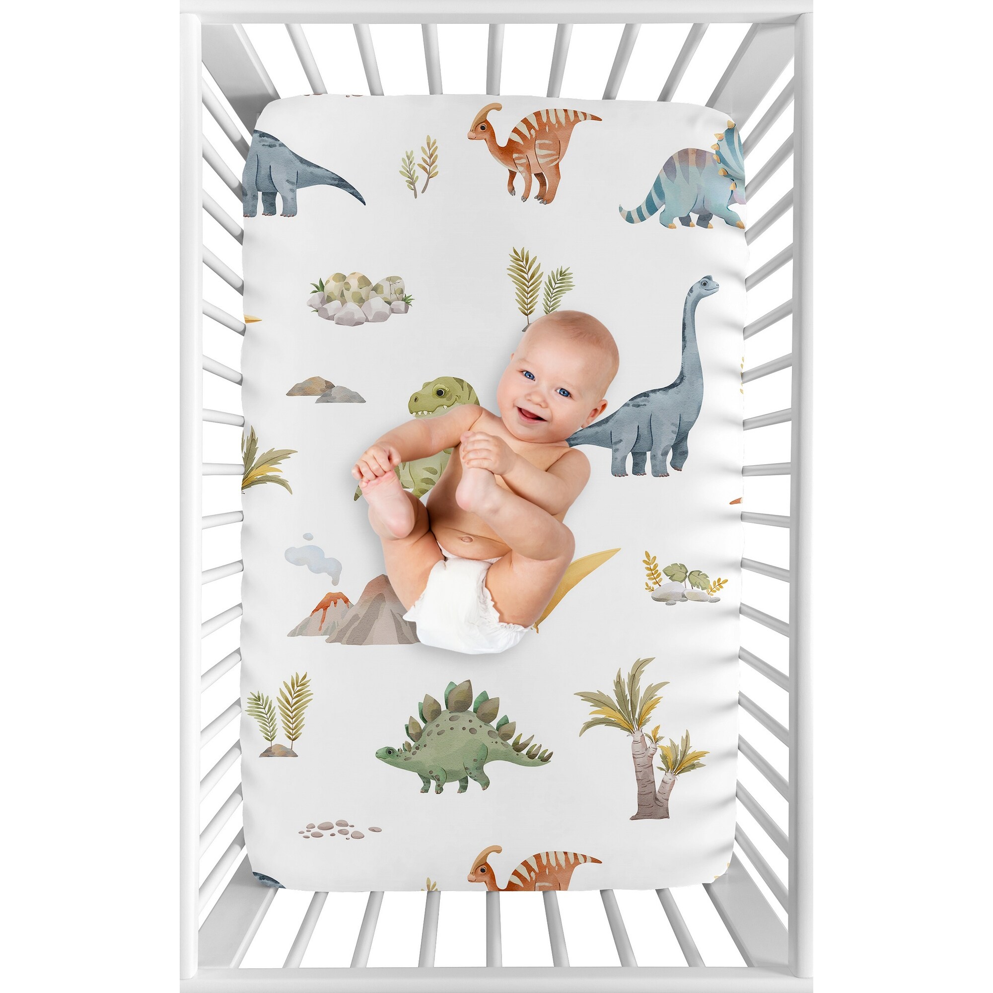 Dinosaur mini crib bedding deals