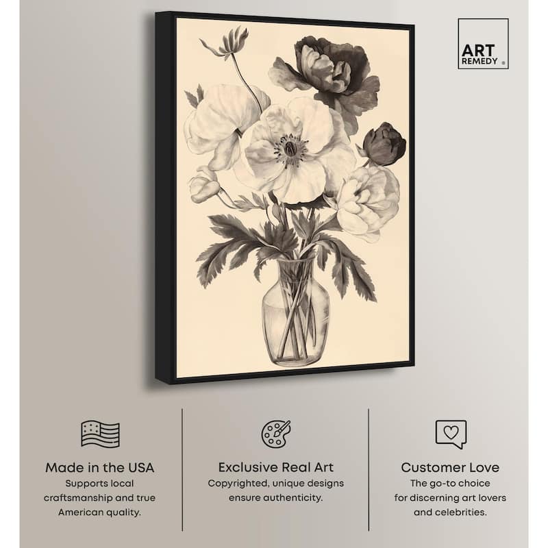 Herbarium's Hush I Canvas by Art Remedy