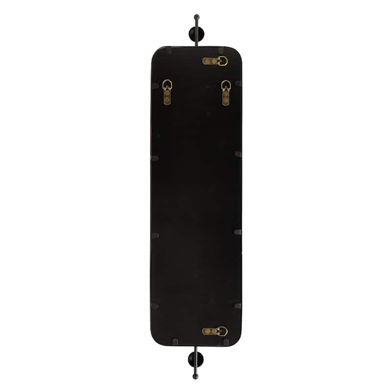 Kate and Laurel Kasota Slim Rectangle Mirror Metal