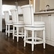 preview thumbnail 78 of 109, Maven Lane 26" Pullman Swivel Counter Height Kitchen Stool Single - White Oak