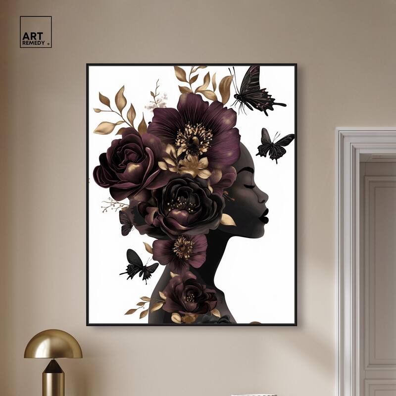 In Her Thoughts II Canvas by Art Remedy