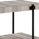 preview thumbnail 4 of 25, Hyssop Farmhouse 47-inch Metal 1-Shelf Console Table by Furniture of America