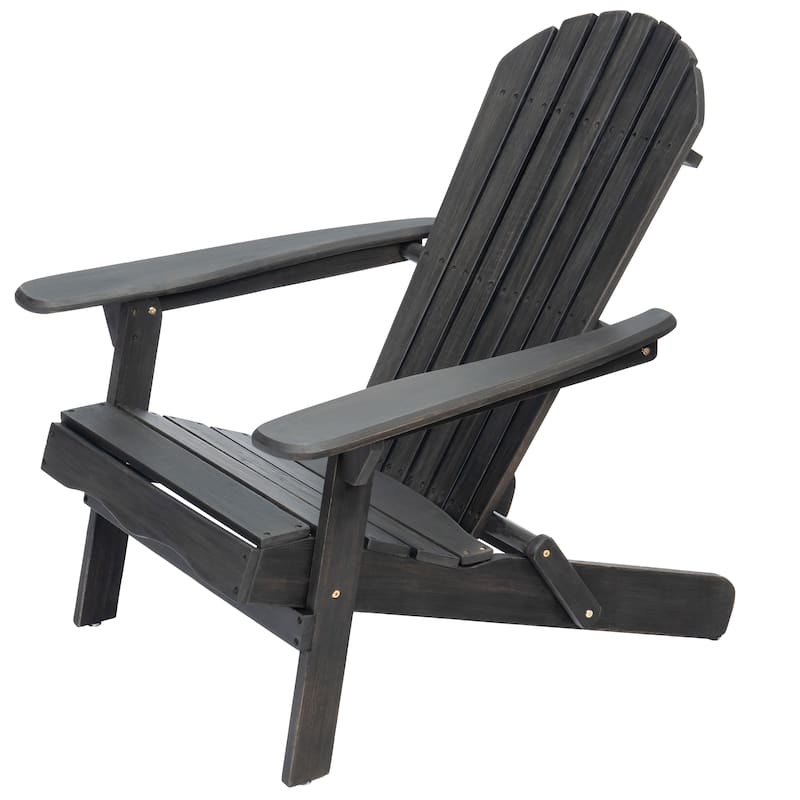 Adirondack Chair Folding Patio Seating with Slatted Backrest, Leisure Chair Reading Chair Leisure Chair