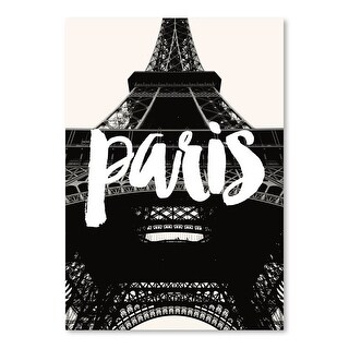 Americanflat - Paris Eiffel Tower Black White by Amy Brinkman - 16