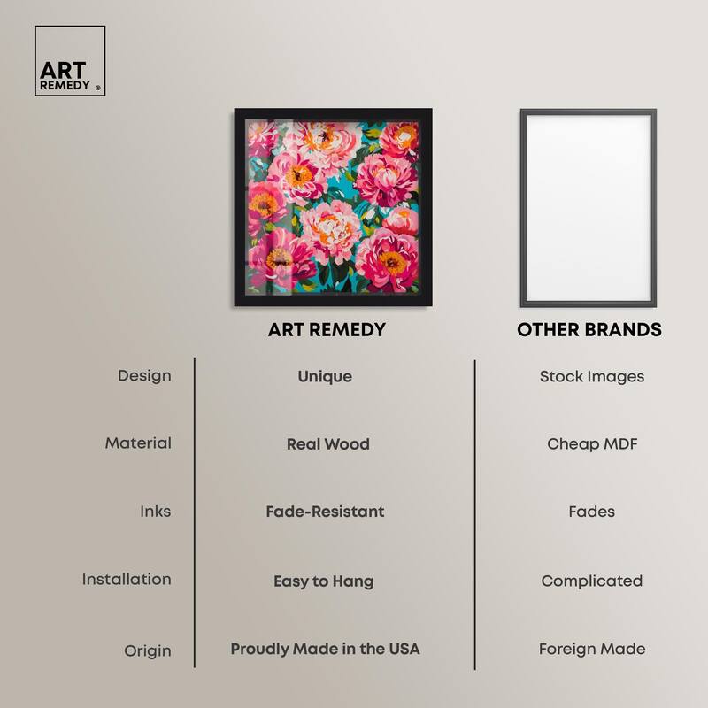 Maximalist Bloom Shadowbox by Art Remedy
