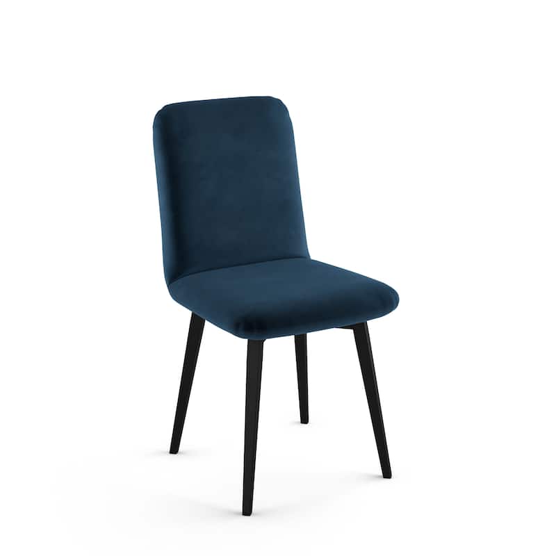 Amisco Betty Upholstered Dining Chair with Metal Legs