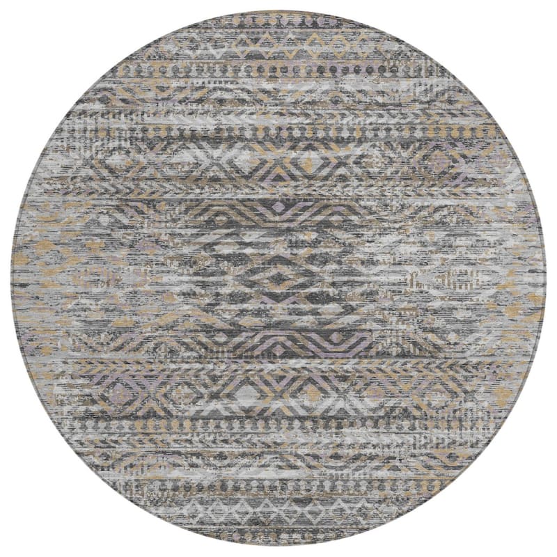 HomeRoots Moroccan Transitional Rectangle Outdoor Rug
