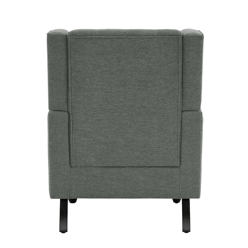 Button Tufted Wingback Upholstered Accent Chairs Set of 2