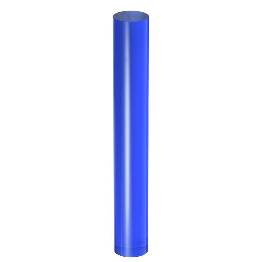 Acrylic Clay Roller 18.5cm x 2.5cm for Shaping Sculpting Blue