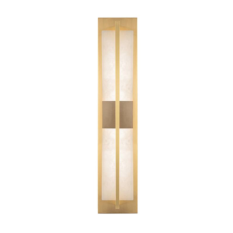 Artcraft Briana Integrated LED Wall Sconce - Marble Diffuser Shade