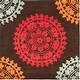preview thumbnail 90 of 103, SAFAVIEH Handmade Soho Shyhrete Medallion N.Z. Wool Rug 6' x 6' Square - Brown/Multi