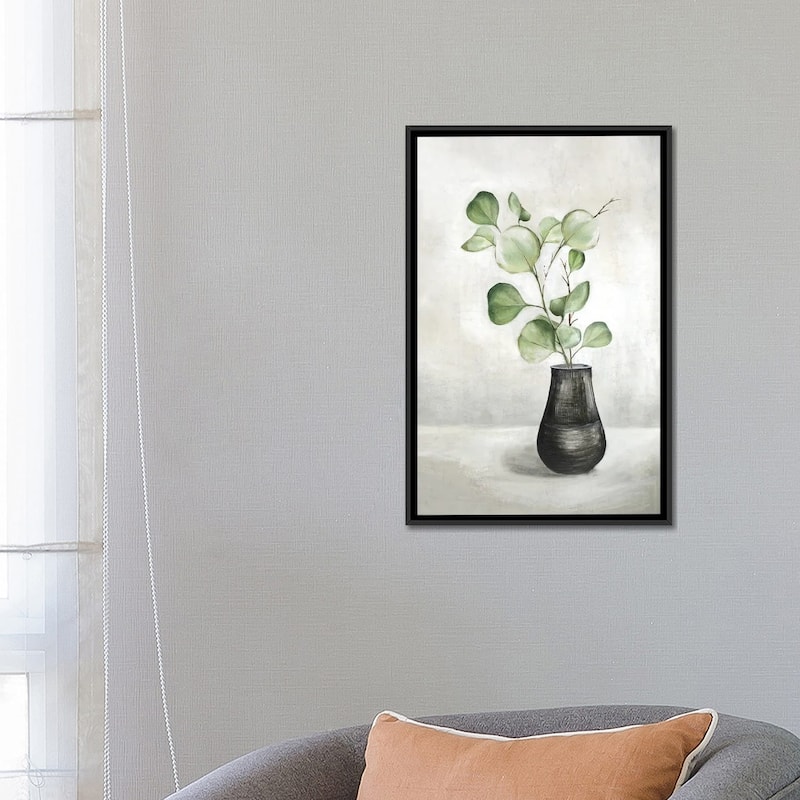 iCanvas "Quiet Zen I" by Eva Watts Framed Canvas Print