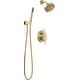 preview thumbnail 1 of 11, Delta T342704 Modern Round Non Shared Shower System with Shower Head,
