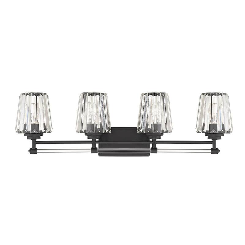 Savoy House 8-6001-4 Garnet 4 Light 32" Wide Vanity Light