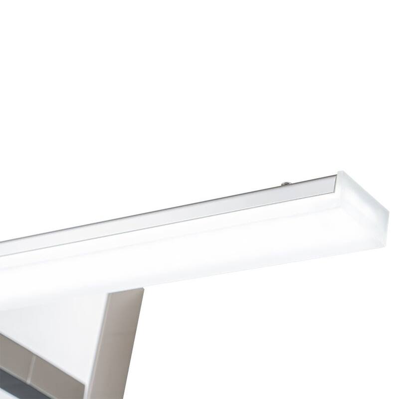 Dimmable Linear LED Chrome Vanity Wall Sconce 3CCT 17W 24in
