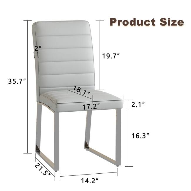 Heavy-Duty Chair Set‌: Features A 2.1-Inch Thick Cushion, Sturdy Iron Frame, And Classic Color Options