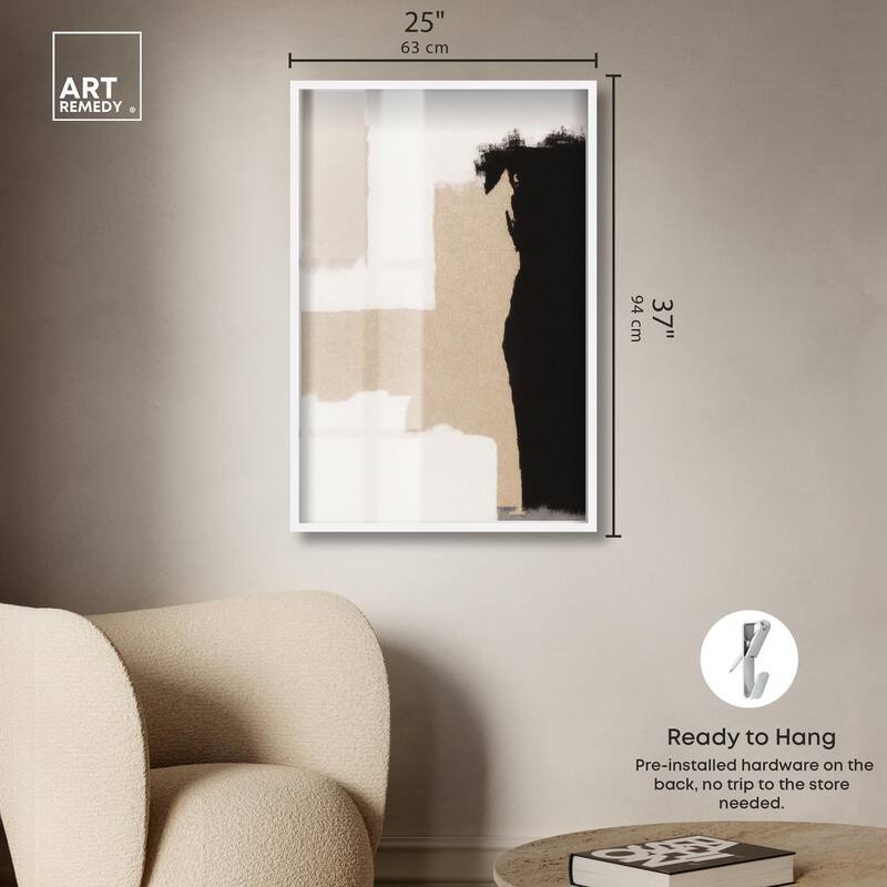 Earth and Ink III Shadowbox by Art Remedy