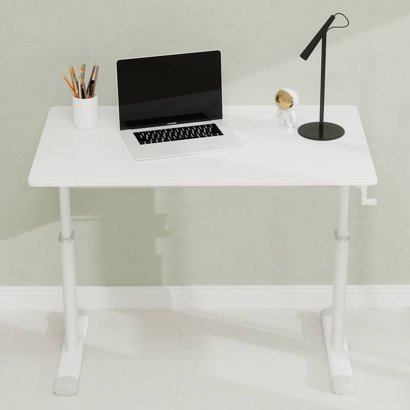 GDFStudio - 39.37"W Ergonomic Adjustable Computer Desk