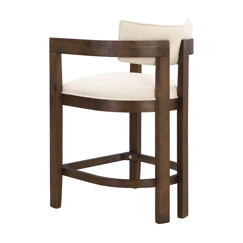 Maribel Upholstered Counter Stools Bar Stools (Set of 2) by Christopher Knight Home