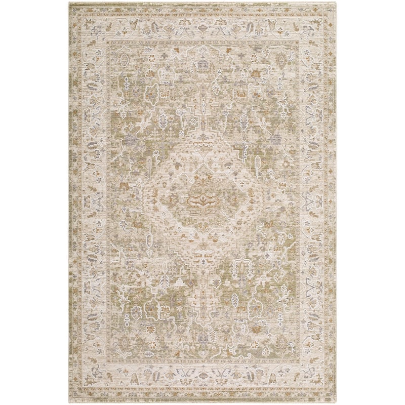 Livabliss Seclusion Traditional Area Rug - Tan - 5' x 7'5"