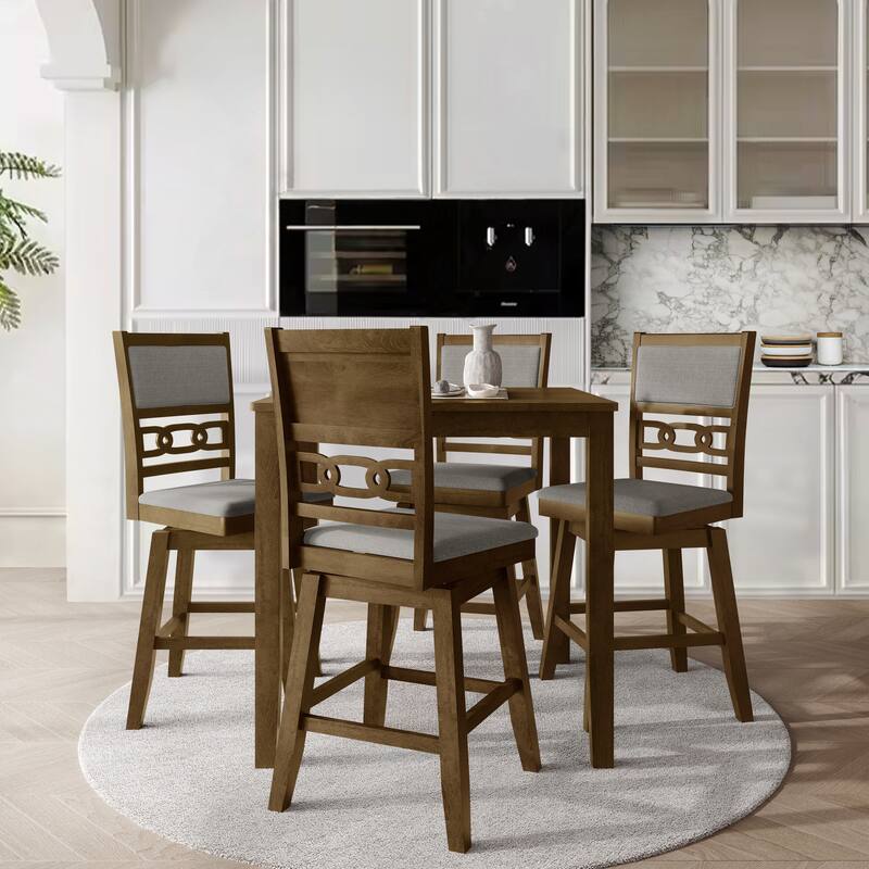 CraftPorch Luxury Swivel Counter Dining Set