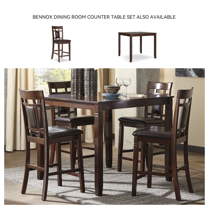 Bennox Brown 6-piece Dining Room Table Set