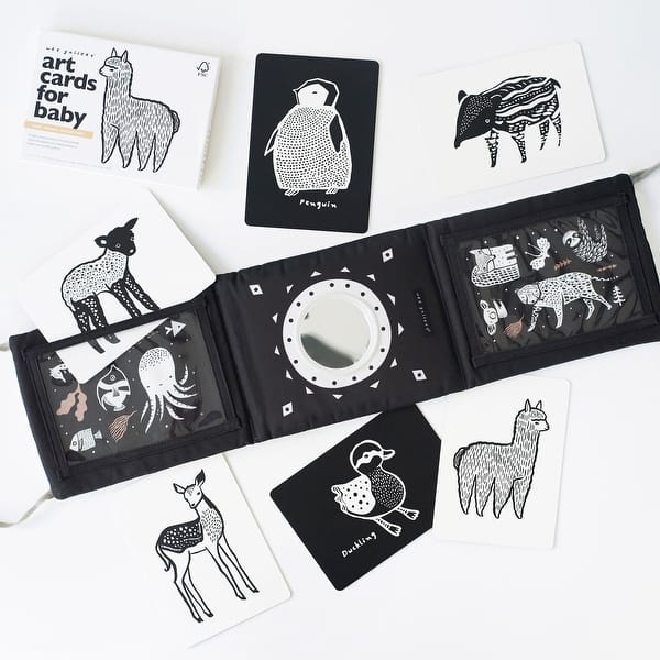 slide 2 of 4, Wee Gallery Tummy Time Gallery Bundle - Baby Animals