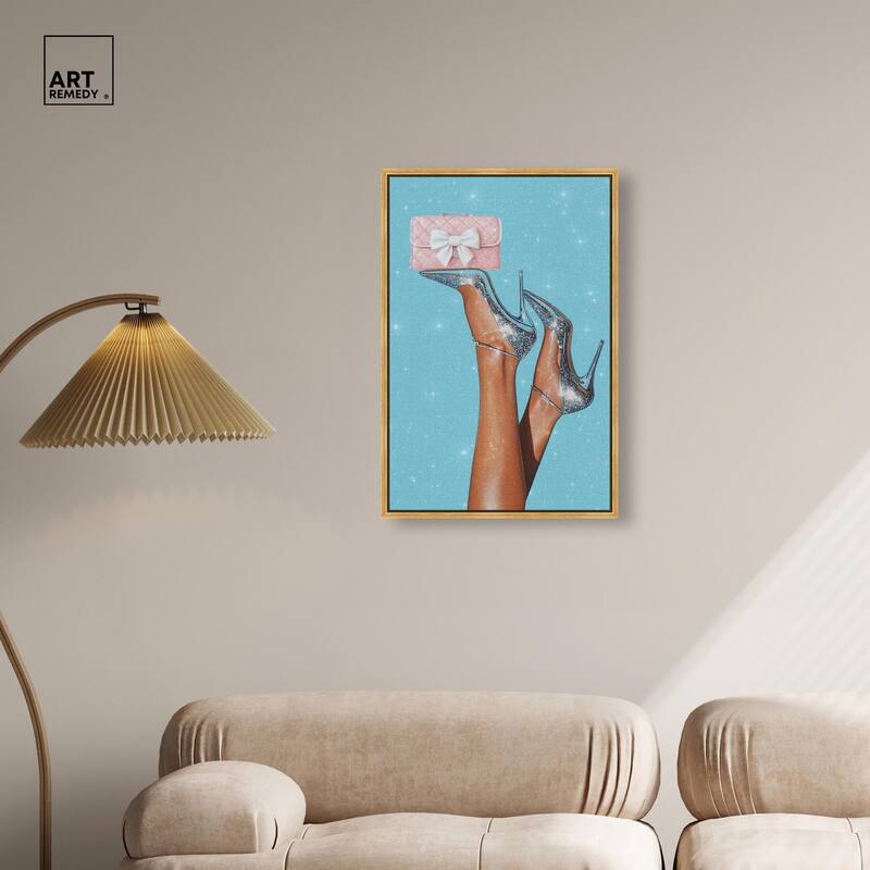 Clutch Purse on Display Canvas by Art Remedy