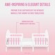 preview thumbnail 7 of 5, Evolur JPMA & Greenguard Gold Certified Barbie Rose 3-in-1 Portable Toddler Bed in White and Pink - White & Pink