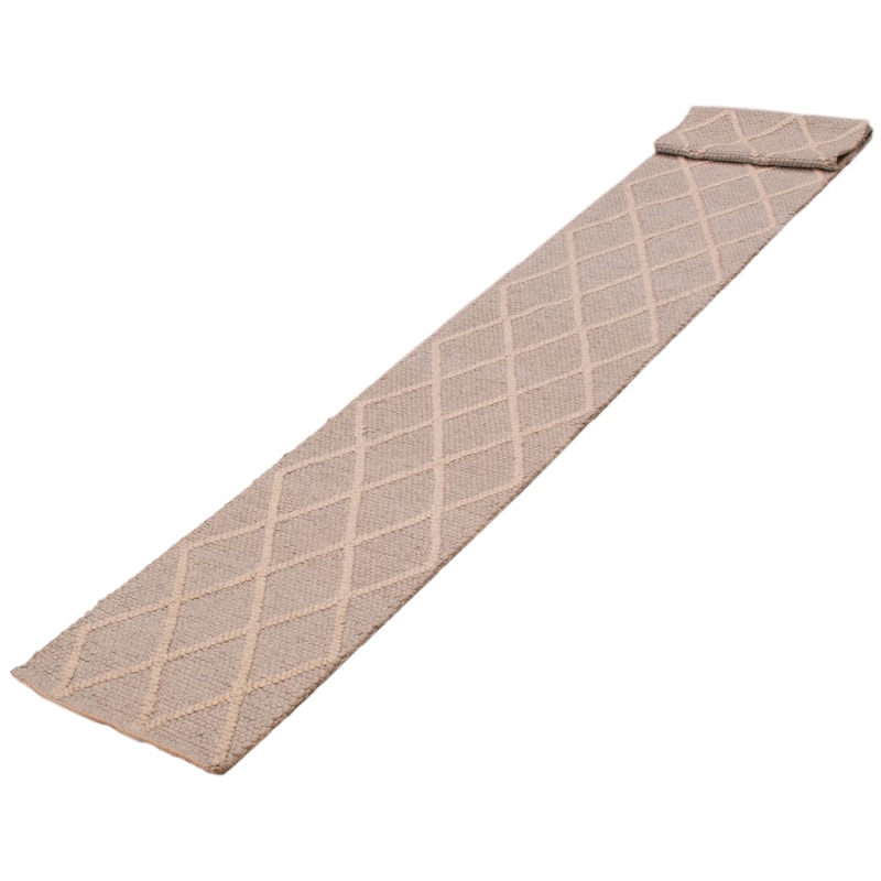ECARPETGALLERY Braid weave Sienna Grey Wool Rug - 2'2 x 13'4