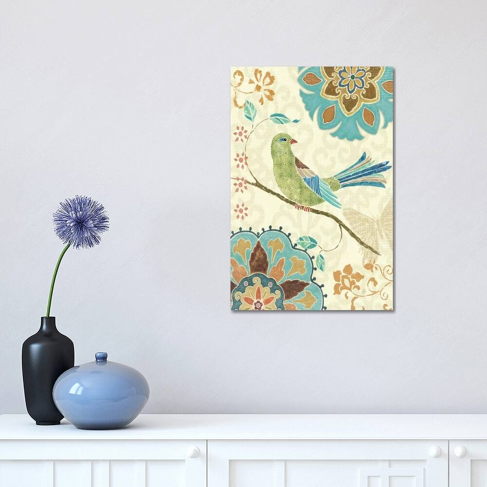 iCanvas "Eastern Tales Birds II" by Daphne Brissonnet Canvas Print
