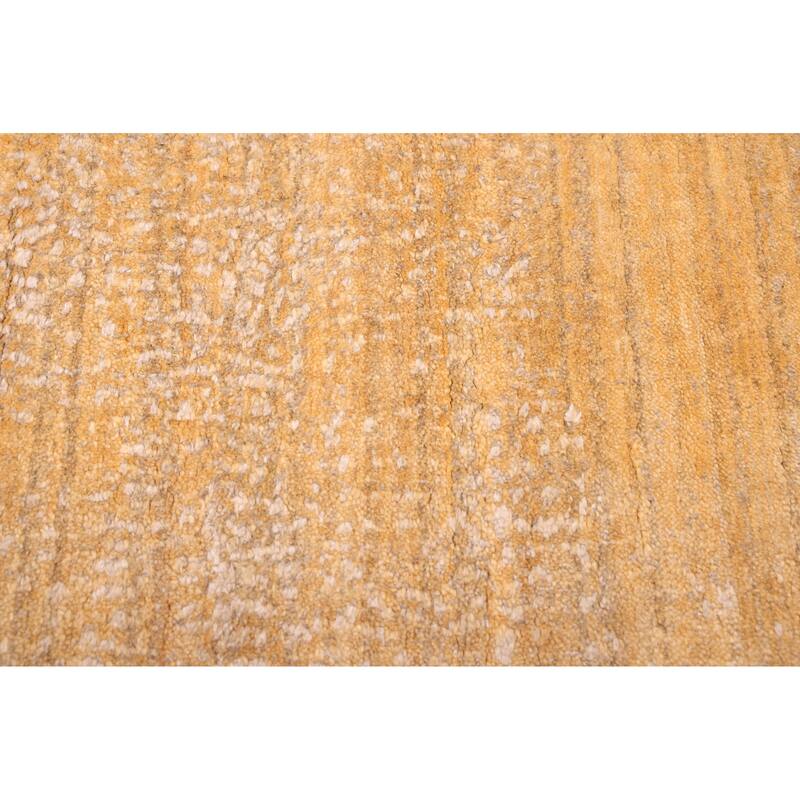 ECARPETGALLERY Hand Loomed Elysian Gold Rug - 8'1 x 9'10
