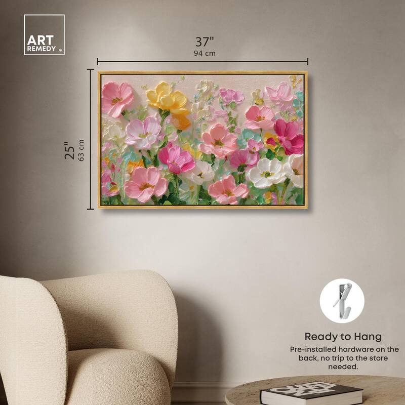 Expressed in Petals I Canvas by Art Remedy