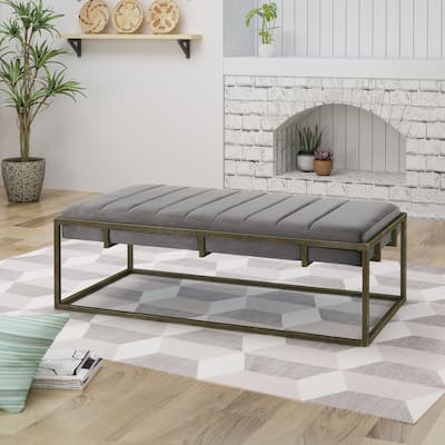 Elegant Design Ottoman with Velvet ,suit a variety of stylish home Settings