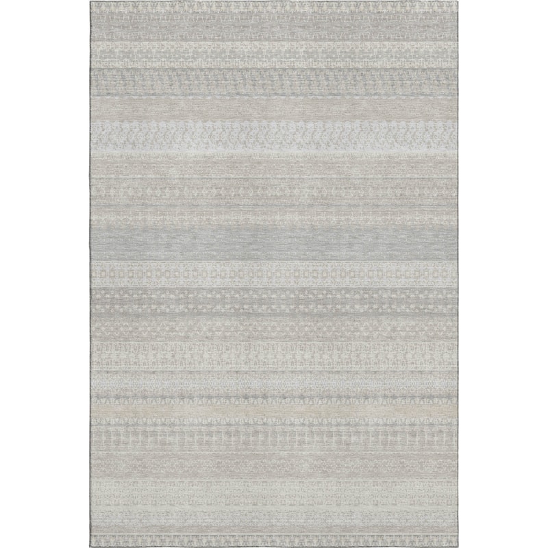 Premium Washable Super Soft Moroccan Boho Stripe Mayfield Rug