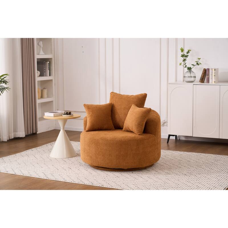 Single Seat Full Sponge Compression Swivel Chair Single Sofa