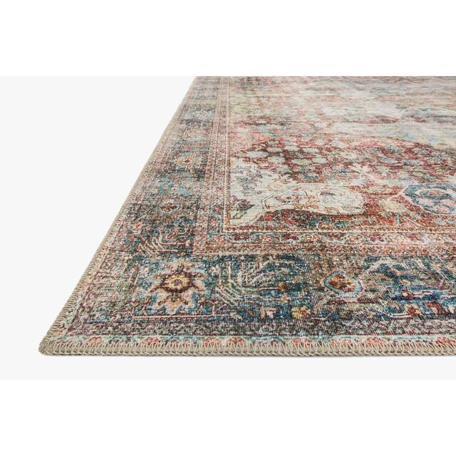 Alexander Home Tremezzina Printed Distressed Area Rug
