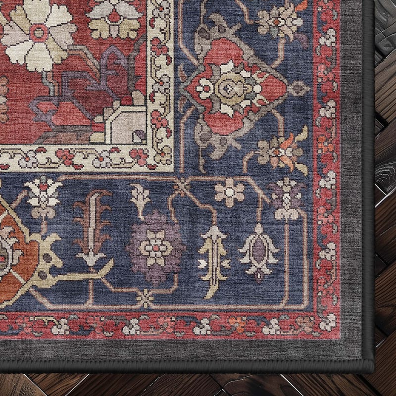 Well Woven Apollo Serapi Jaipur Vintage Medallion Flat-Weave Area Rug