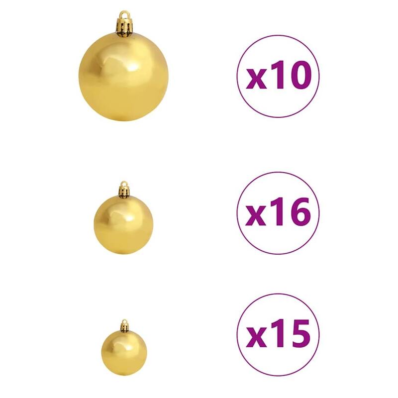 vidaXL Artificial Pre-lit Christmas Tree Pink in PVC - 59.06 in