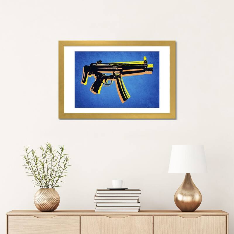 iCanvas "MP5 Sub Machine Gun" by Michael Tompsett