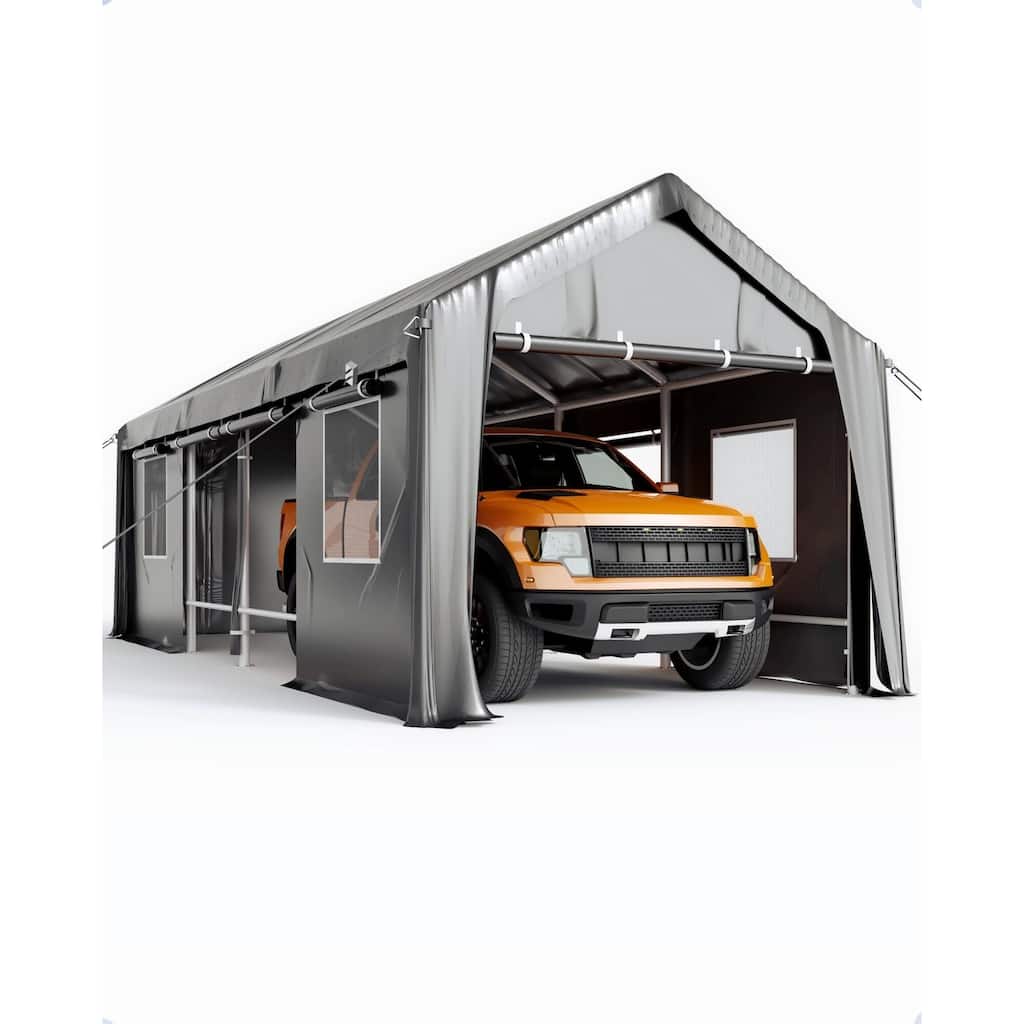 Windproof Carport 13'x25' Oversized