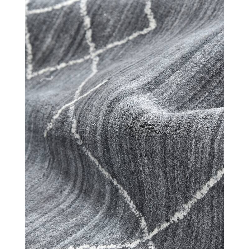 Overton Handmade Boho Geometric Area Rug