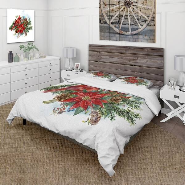 Crimson Cardinal WN2102072CL Duvet Cover Set main image 1