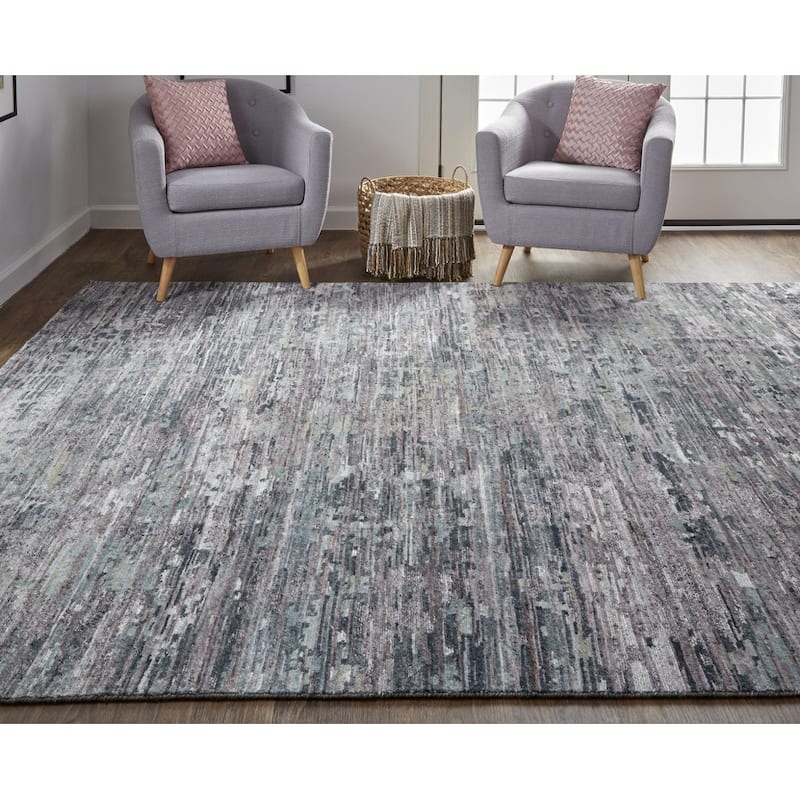 Yemec Abstract Soft Durable Area Rug By HomeRoots - 2' x 3'