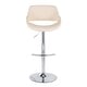 preview thumbnail 103 of 144, Silver Orchid Svellingen Adjustable Bar Stool with Rounded T Footrest - Set of 2